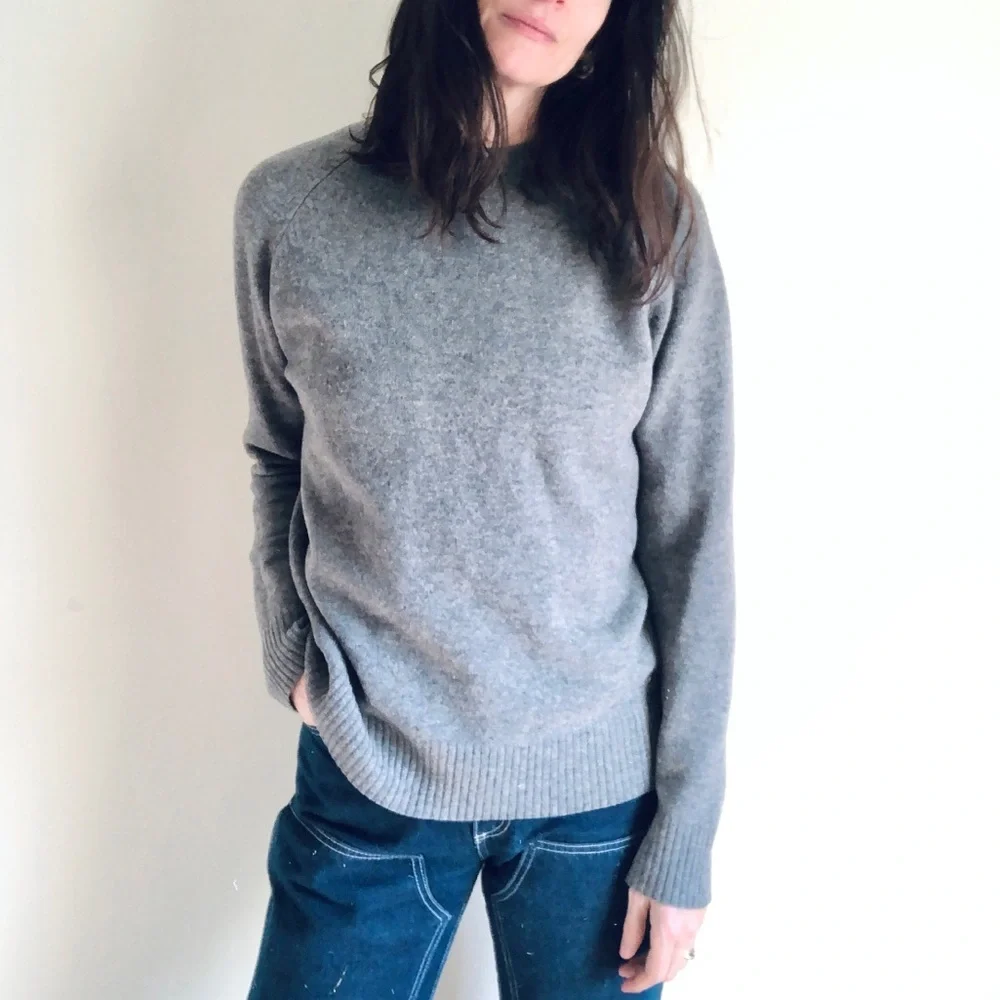 J.Crew Gray Lambswool Sweater - Picture 2 of 14